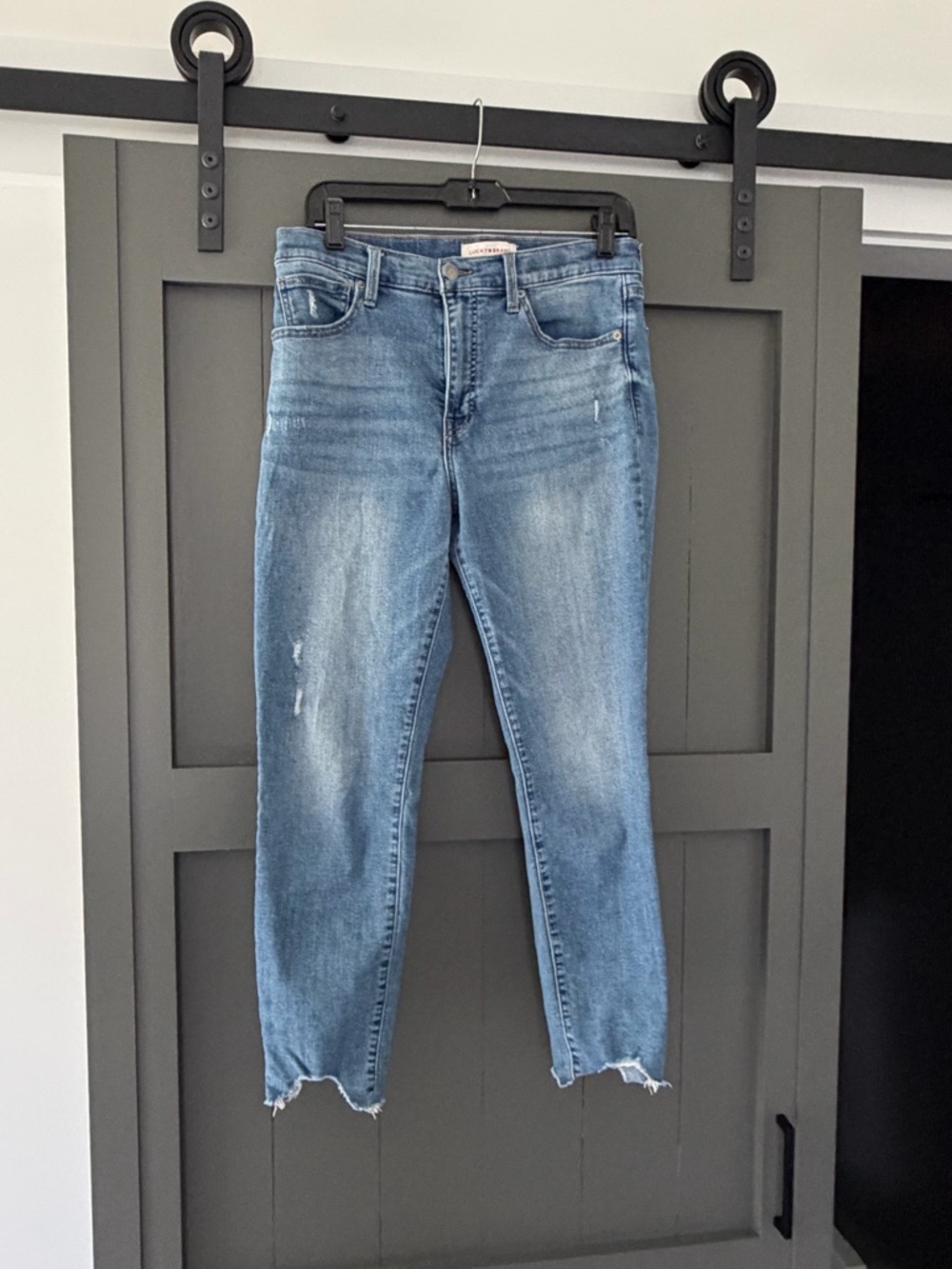 LUCKY BRAND Bridgette High Rise Skinny Jeans - ankle length